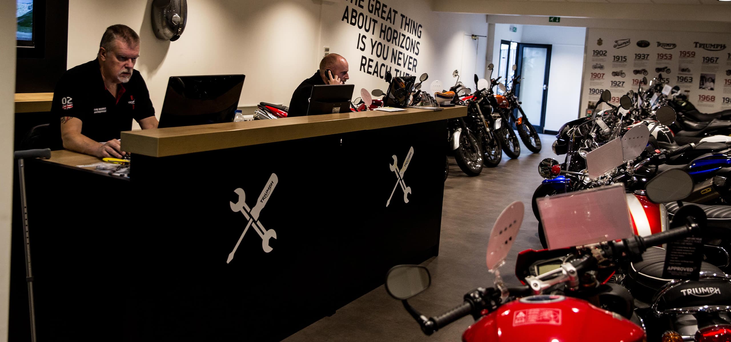 Book your Service Today at Carl Rosner Triumph 